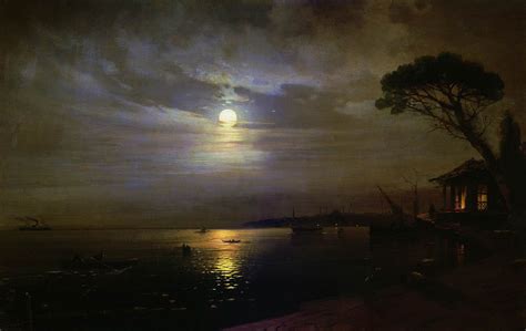 Иван Айвазовский Лунная ночь Fantasy Art Landscapes Moonlight
