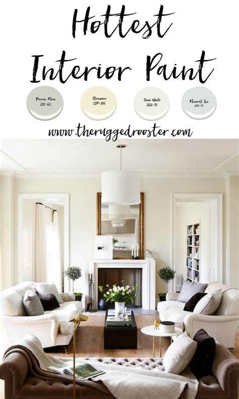 Hottest Interior Paint Colors - White Picket Farmhouse