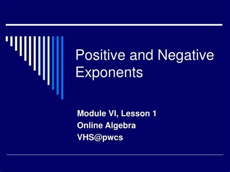 Ppt Positive And Negative Exponents Powerpoint Presentation Id1741334