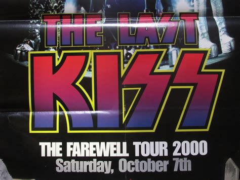 Kiss Promo Farewell Tour Poster Vintage Kiss Ace Frehely Etsy