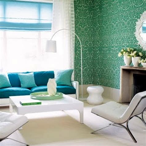 Color Schemes Aqua And Green Eclectic Living Home