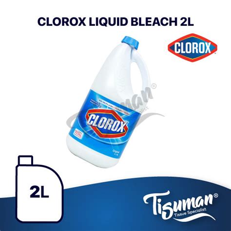 2 Liter Clorox Liquid Bleach Regular Lazada