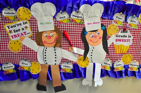 Pin By Christen Mayes On Fun Displays And Bulletin Boards Cooking Theme