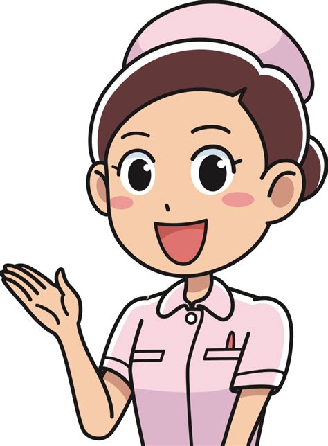 Onlinelabels Clip Art Cheerful Nurse