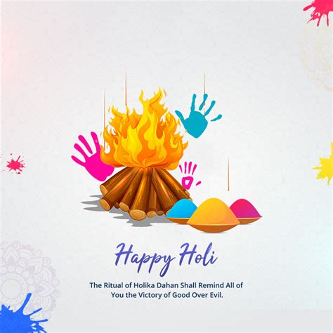 Download Happy Holi Festival Social Media Wishes Banner Template Free