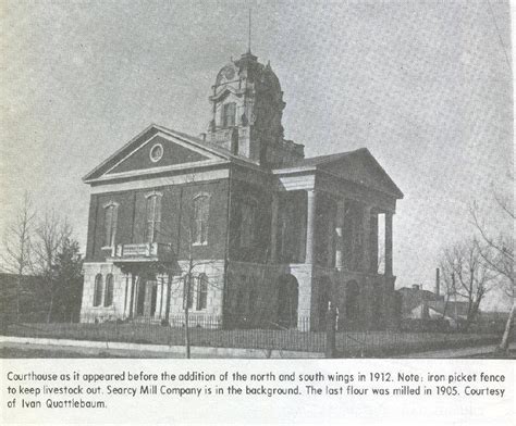 1908 View Of Searcy Arkansass Historic Court House On The Square