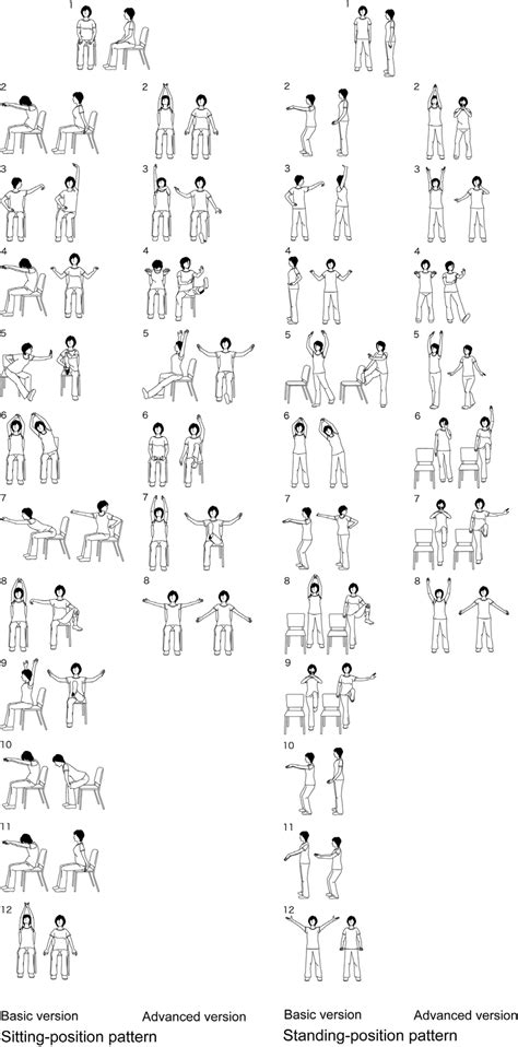 Typical Pictures Of Tai Chi Yuttari Exercise Sitting Position Pattern