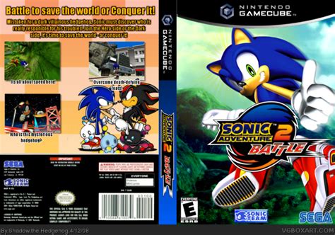 Sonic Adventure 2 Battle Gamecube Box Art Cover By Shadow The Hedgehog
