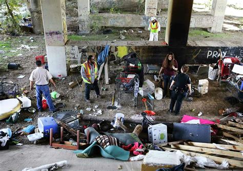 San Antonio Homeless Encampment Returns Two Months After It Was Cleaned Up