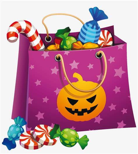 28 Collection Of Halloween Candy Bag Clipart Halloween Candy Clip
