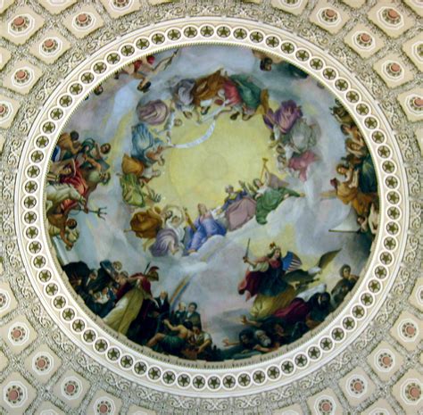 George Washington Is A God Us Capitol Rotunda Washington Flickr