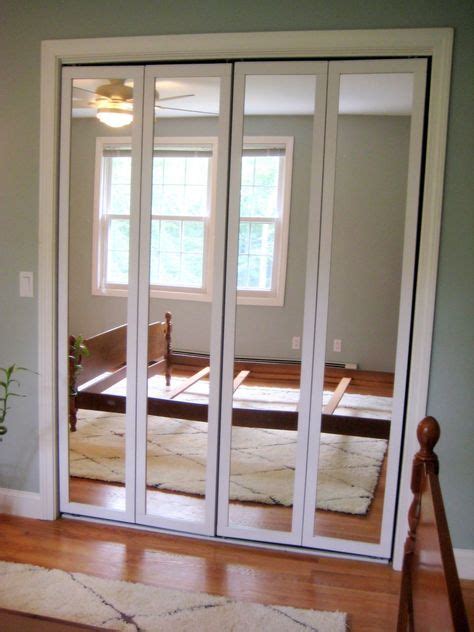 A Homeowners Touch Updating Bi Fold Mirrored Doors Mirrored Bifold