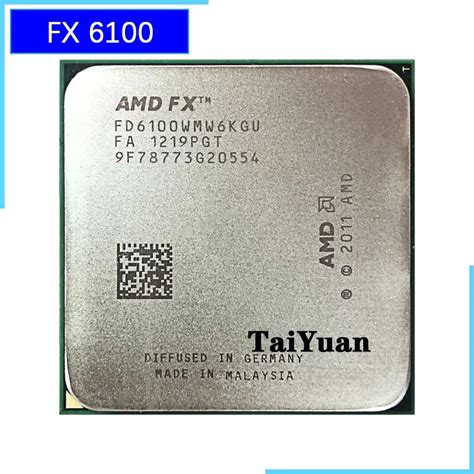 amd fx series fx 6100 fx 6100 fx6100 3 3 ghz six core cpu processor fd6100wmw6kgu socket am3