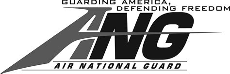 Air National Guard Logo Grayscale