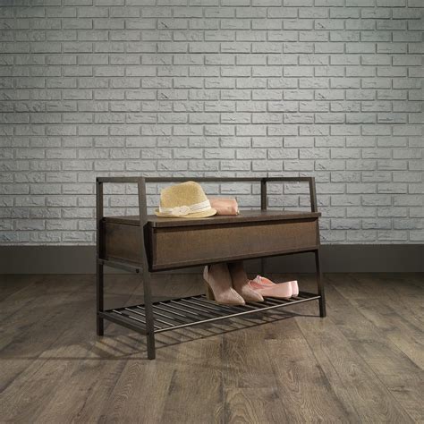 Maybe you would like to learn more about one of these? SAUDER North Avenue Smoked Oak Storage Bench-423026 - The ...
