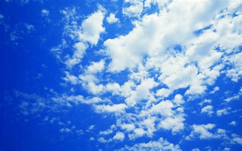 Blue Sky With Clouds Wallpapers Wallpaper Cave