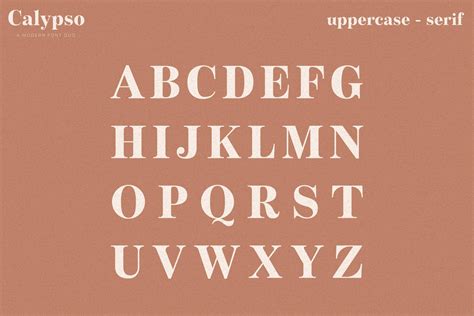 Calypso A Modern Font Duo Modern Fonts Modern Lettering