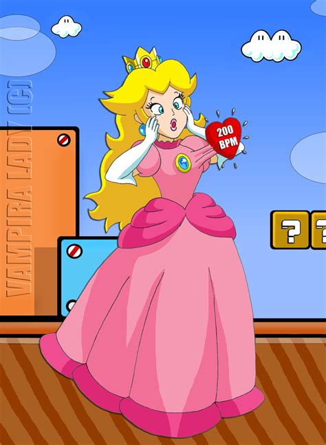 Commission Princess Peach By Vampiralady On Deviantart