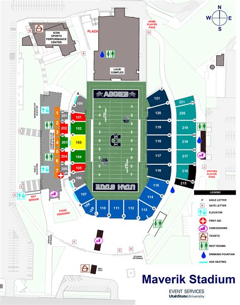 Byu Football Stadium Seating Map Elcho Table