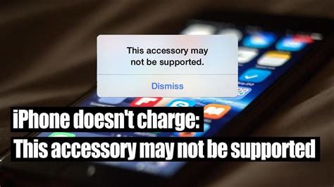 Iphone Doesnt Charge This Accessory May Not Be Supported Youtube