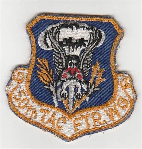Older Original Usaf Us Air Force 50th Tfw Tactical Fighter Wing Patch