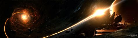 Free Download Outer Space Planets Wallpaper 3840x1080 329246 Wallpaperup 3840x1080 For Your