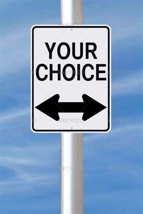 Your Choice Arrow Blue Choice Choose Decide Decision Decision
