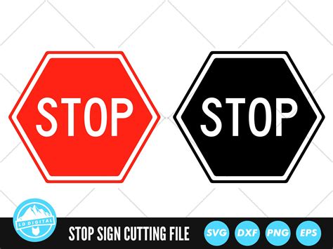 Stop Sign Svg Files Road Sign Svg Cut Files Stop Sign Etsy Canada