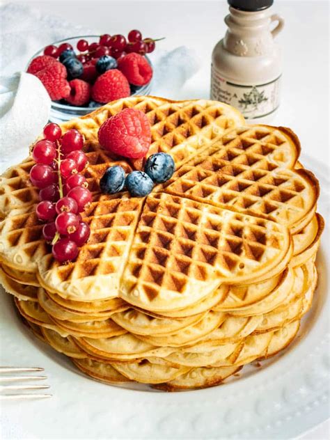 Add soda and mix well. Easy Waffle Recipe - Craving Home Cooked
