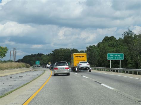 Pennsylvania Interstate 81 Northbound Cross Country Roads