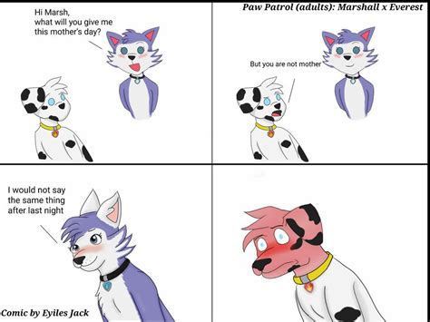 Paw Patrol Adults Comic Marshall X Everest By Eyilesjack On Deviantart