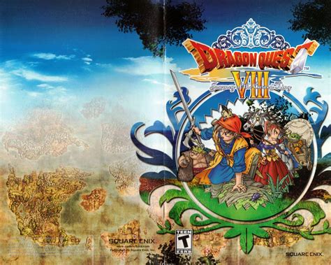 Dragon Quest Viii Journey Of The Cursed King Cover Or Packaging Material Mobygames