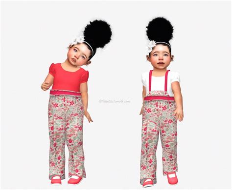Early Release Toddler Overallspants Set By Sims4nexus Patreon Link