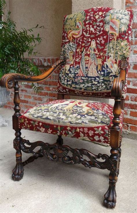 Antique rosewood tapestry rocking chair victorian 150 miles from our zip code (06426) free shipping! Beautiful tapestry cover on antique chair. | Antique ...