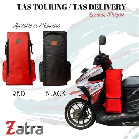 Jual Tas Delivery Tas Kurir Ransel Tas Motor Touring Free Raincover