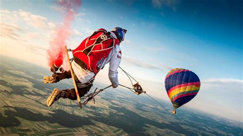 Skydivers Play On The Ultimate Mega Swing Youtube