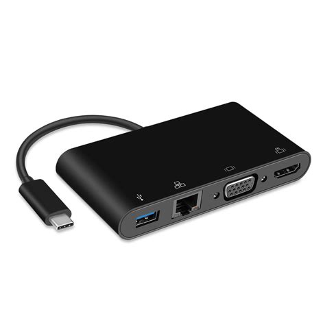 Usb Type C Usb C To Hdmi 4k Vga Gigabit Ethernet Usb 30 Hub