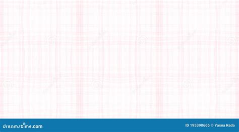 Watercolor Pink Check Nude Tartan Fabric Stock Image Image Of Grid