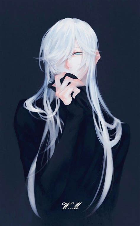 Anime white hair masked guy. Pin by Firetear VeFox on maplestory | White hair anime guy ...
