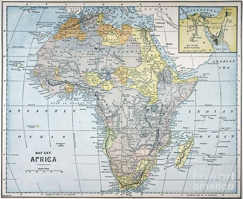 map africa 19th century by granger