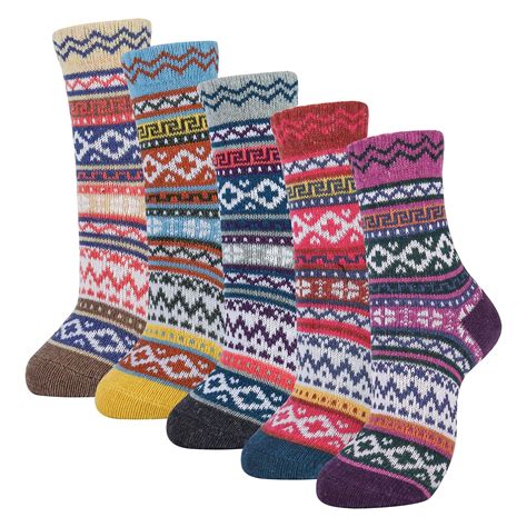 Moyel Wool Socks For Women Christmas Socks For Women Warm Socks Womens