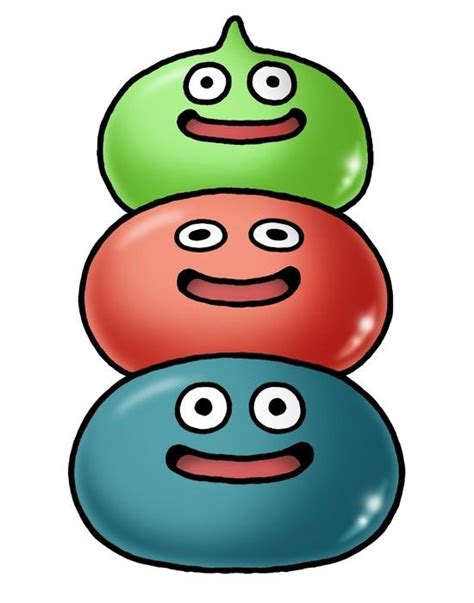 Slime Stack Characters And Art Dragon Quest Ix Dragon Quest Dragon