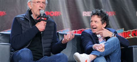 Michael J Fox Y Christopher Lloyd Tienen Un Emotivo Reencuentro 37