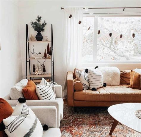 Cozy Neutral Modern Bohemian Living Room Soul And Lane