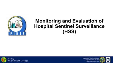 Monitoring And Evaluation Of Hospital Sentinel Surveillancepptxpdf