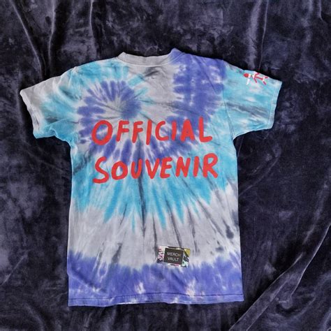 Travis Scott Astroworld Festival Official Souvenir Tie Dye Shirt Grailed