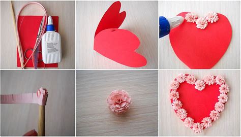 Use contrasting colors for the acrylic paint to help the heart stand out. 8 DIY Valentine's Day Cards + Tutorials for your special ...