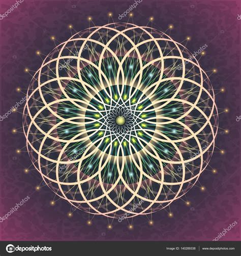 Sacred Geometry Flower Of Life ⬇ Vector Image By © Sergey7777 Vector