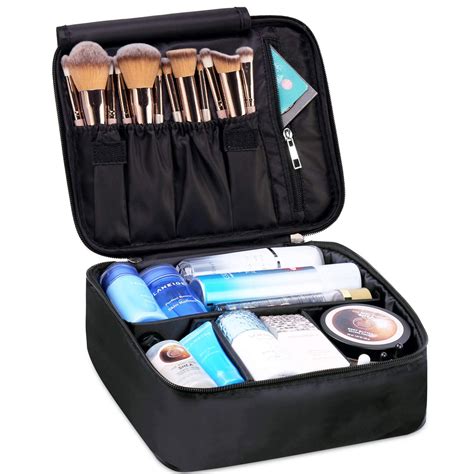 Narwey Large Travel Makeup Bag Organizer Cosmetic Case Black Walmart