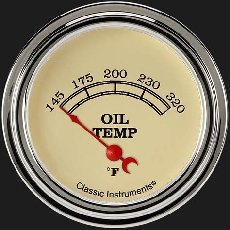 Classic Instruments Store Vintage 2 58 Oil Temperature Gauge